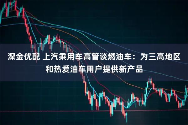 深金优配 上汽乘用车高管谈燃油车：为三高地区和热爱油车用户提供新产品